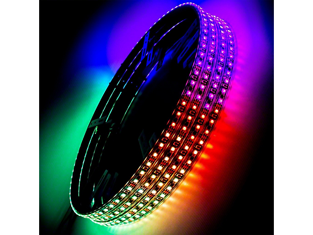 Oracle Dynamic ColorSHIFT LED Illuminated Wheel Rings (Universal; Some Adaptation May Be Required)