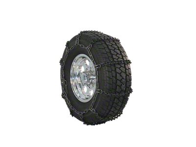 Security Chain Quik Grip V-Bar Tire Chains with Spring Tensioners (Universal; Some Adaptation May Be Required)