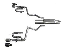 Solo Performance Mach-XJ Cat-Back Exhaust with Polished Tips (15-17 Mustang V6)