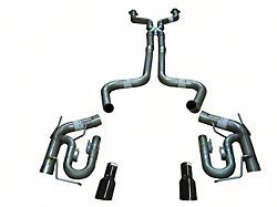 Solo Performance Street Race Cat-Back Exhaust with Black Tips (11-14 Mustang GT)