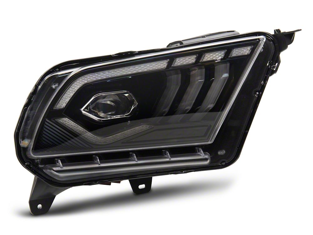 Raxiom LED Projector Headlights; Black Housing; Clear Lens (1012