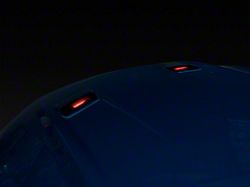 Hood Mounted Turn Signal Lighting Kit; Red (18-22 Mustang GT, EcoBoost)