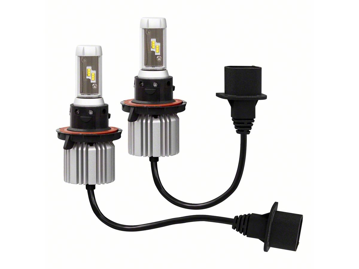Jeep Wrangler Dual Beam LED Headlight Bulbs; H13 (07-23 Jeep Wrangler JK &  JL) - Free Shipping