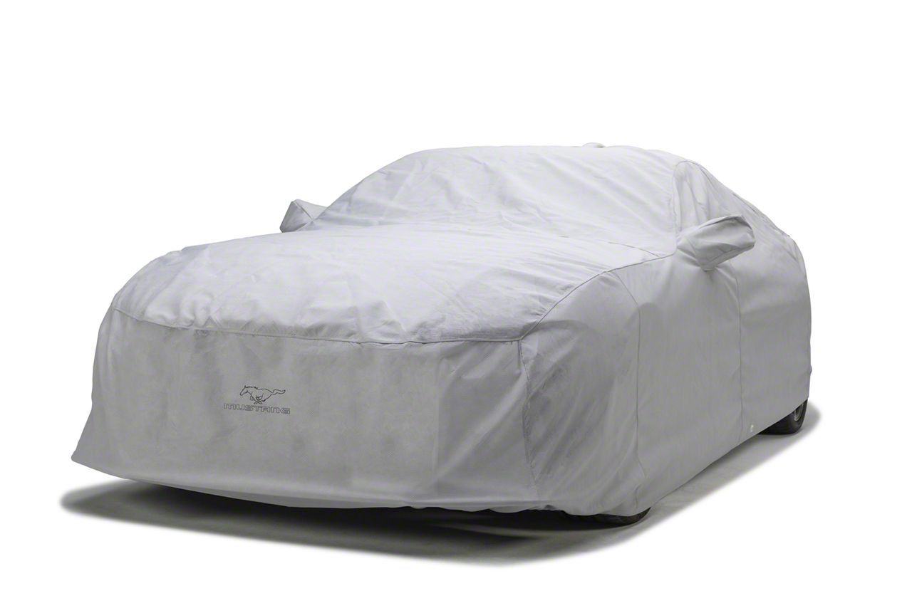 Covercraft Custom Car Covers Mustang 5Layer Softback All Climate Car Cover with Black Mustang