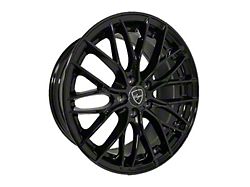 Elegant E010 Gloss Black Wheel; 20x8.5 (15-22 Mustang GT, EcoBoost, V6)