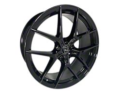 Elegant E017 Gloss Black Wheel; 20x8.5 (10-14 Mustang)