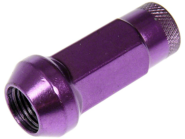 Purple Open End Knurled Wheel Lug Nuts; 1/2-Inch x 20; Set of 20 (87-18 Jeep Wrangler YJ, TJ & JK)