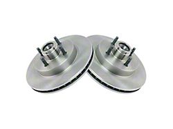 Plain Vented Rotors; Front Pair (87-93 Mustang GT, LX)