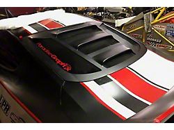 Tekno 2 Rear Window Louvers; Matte Black (15-22 Mustang Fastback)