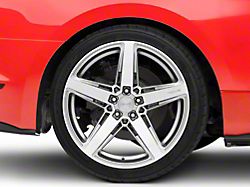 Niche Teramo Anthracite Brushed Face Tint Clear Wheel; Rear Only; 20x11 (15-22 Mustang GT, EcoBoost, V6)