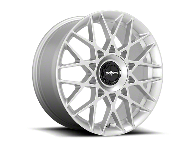 Rotiform BLQ-C Gloss Silver Wheel; 19x8.5 (10-14 Mustang)