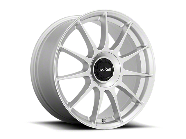 Rotiform DTM Gloss Silver Wheel; 19x8.5 (05-09 Mustang)