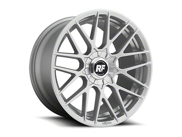 Rotiform RSE Gloss Silver Wheel; 18x8.5 (10-14 Mustang Standard GT, V6)