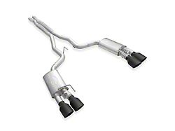 Stainless Works Redline Series Cat-Back Exhaust with X-Pipe and Matte Black Tips (20-22 Mustang GT500)