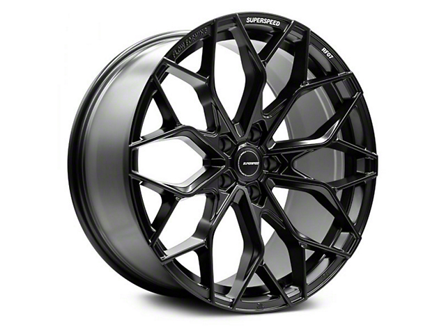 Superspeed Wheels RF07 Matte Black Wheel; 20x9 (15-22 Mustang GT, EcoBoost, V6)