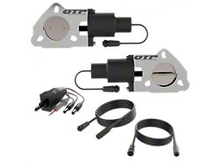Quick Time Performance Dual 2.50-Inch Electric Cutout Valves (Universal; Some Adaptation May Be Required)