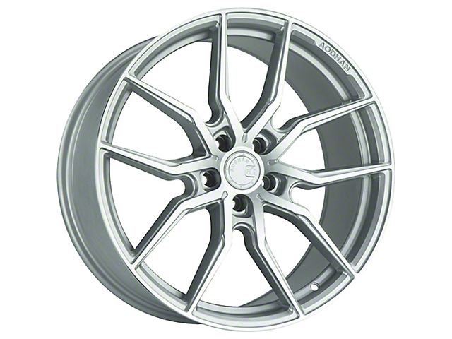 Aodhan AFF1 Gloss Silver Machined Wheel; 20x9 (05-09 Mustang)