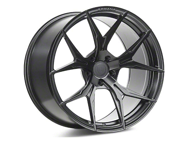 Rohana Wheels RFX5 Matte Black Wheel; Rear Only; 20x10 (05-09 Mustang)