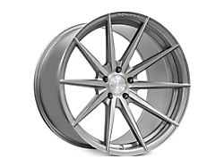Rohana Wheels RFX1 Brushed Titanium Wheel; Rear Only; 20x11 (15-22 Mustang, Excluding GT500)
