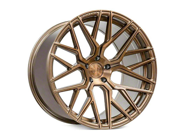 Rohana Wheels RFX10 Brushed Bronze Wheel; Rear Only; 20x11 (15-22 Mustang, Excluding GT500)