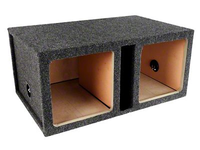 10-Inch Dual Vented Subwoofer Enclosure for Kicker L5, L7 (Universal; Some Adaptation May Be Required)
