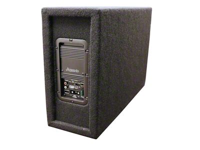 10-Inch Single Shallow Mount Vented with 300.1SBA Amp Subwoofer Enclosure (Universal; Some Adaptation May Be Required)