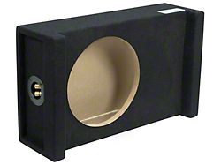 10-Inch Single Shallow Sealed Downfire Subwoofer Enclosure (Universal; Some Adaptation May Be Required)
