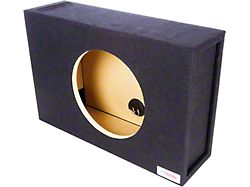 10-Inch Single Shallow Slot Vented Subwoofer Enclosure (Universal; Some Adaptation May Be Required)