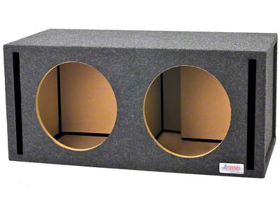 12-Inch Dual Vented Subwoofer Enclosure for JL Audio W0, W1 (Universal; Some Adaptation May Be Required)