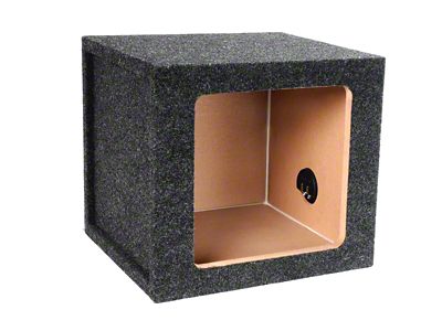 12-Inch Single Sealed Subwoofer Enclosure for Kicker L5, L11 (Universal; Some Adaptation May Be Required)