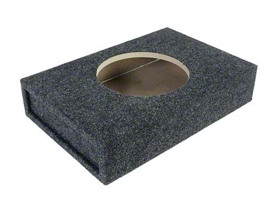 12-Inch Single Shallow Sealed Subwoofer Enclosure (Universal; Some Adaptation May Be Required)
