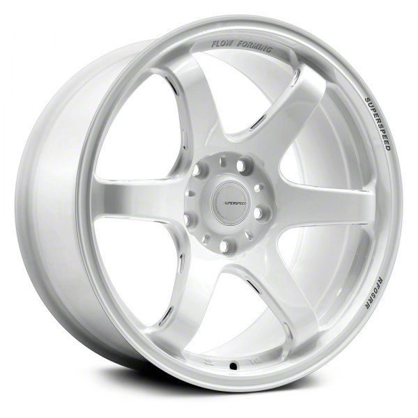 Superspeed Wheels Mustang RF06RR Speed White Wheel; 18x8.5 ...