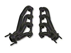 Flowtech 1-5/8-Inch Shorty Headers; Black Painted (86-93 5.0L Mustang)