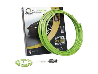 AlloyGator Wheel Protectors; Green (Universal; Some Adaptation May Be Required)