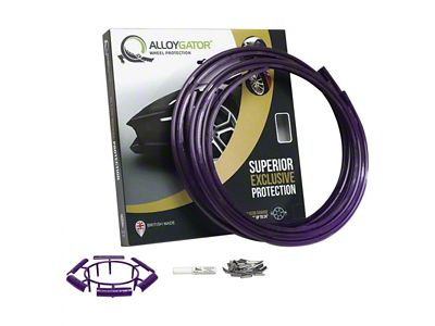 AlloyGator Wheel Protectors; Purple (Universal; Some Adaptation May Be Required)