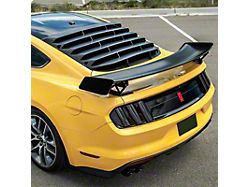 GT500 Track Pack Style Rear Spoiler; Carbon Fiber (15-23 Mustang Fastback)