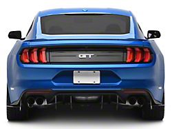 HDPE Rear Diffuser; Matte Black (18-22 Mustang GT; 19-22 Mustang EcoBoost w/ Active Exhaust)