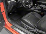 Custom Front and Rear Floor Mats; Black (15-23 Mustang)