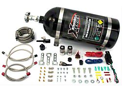 Nitrous Outlet X-Series Single Nozzle System; 10 lb. Bottle (11-22 Mustang GT, V6)