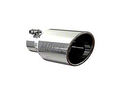 MBRP 2.50-Inch Angled Rolled End Exhaust Tip; Polished (Fits 2.50-Inch Tailpipe)