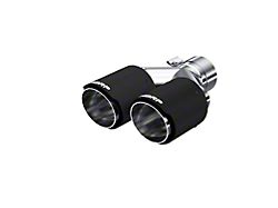 MBRP 3.50-Inch Dual Exhaust Tip; Carbon Fiber (Fits 2.50-Inch Tailpipe)