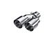 MBRP Angled Cut Dual Round Exhaust Tip; 3.50-Inch; Polished; Passenger Side (Fits 2.50-Inch Tailpipe)