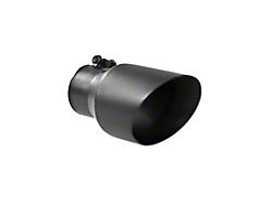 MBRP 4.50-Inch Dual Wall Angled Exhaust Tip; Black (Fits 3-Inch Tailpipe)