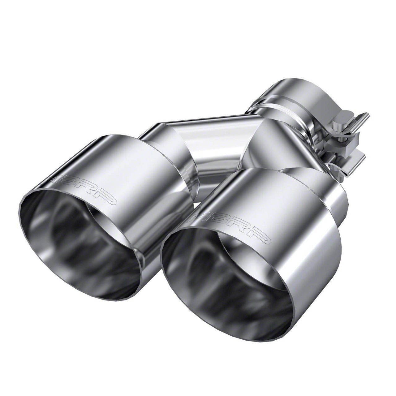 MBRP Tundra 4Inch Dual Exhaust Tip; Polished T5177 (Fits 2.50Inch