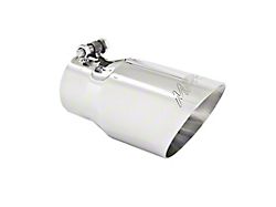 MBRP 4-Inch Dual Wall Angled Exhaust Tip; Polished (Fits 3-Inch Tailpipe)