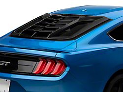 V3R Style Rear Window Louvers; Matte Black (15-22 Mustang Fastback)