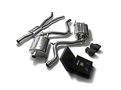 Armytrix Valvetronic Cat-Back Exhaust System with Matte Black Tips (15-22 Mustang EcoBoost Fastback w/o Active Exhaust)