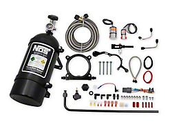 NOS Plate Wet Nitrous System; Black Bottle (15-17 Mustang GT)