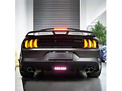 Full LED Tail Lights; Black Housing; Smoked Lens (15-23 Mustang)