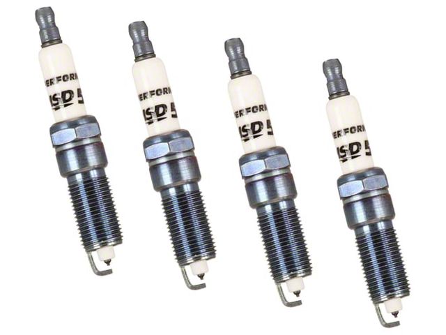 MSD Iridium Tip Spark Plugs; Set of Four (07-11 3.8L Jeep Wrangler JK)